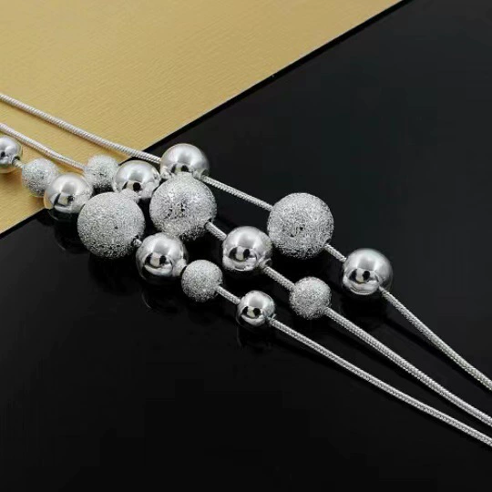 Gold Plated Layered Pearl Necklace