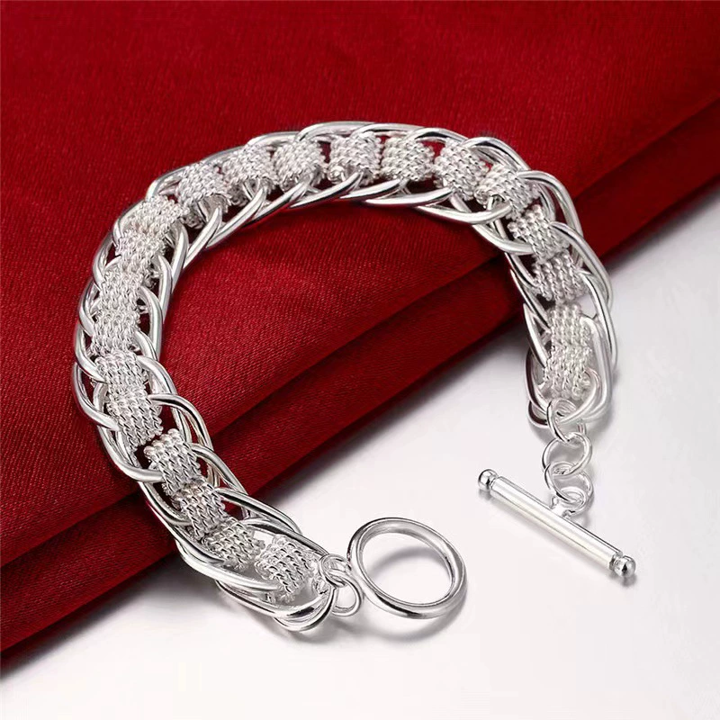 Stainless Steel Braided Tooth Bracelet