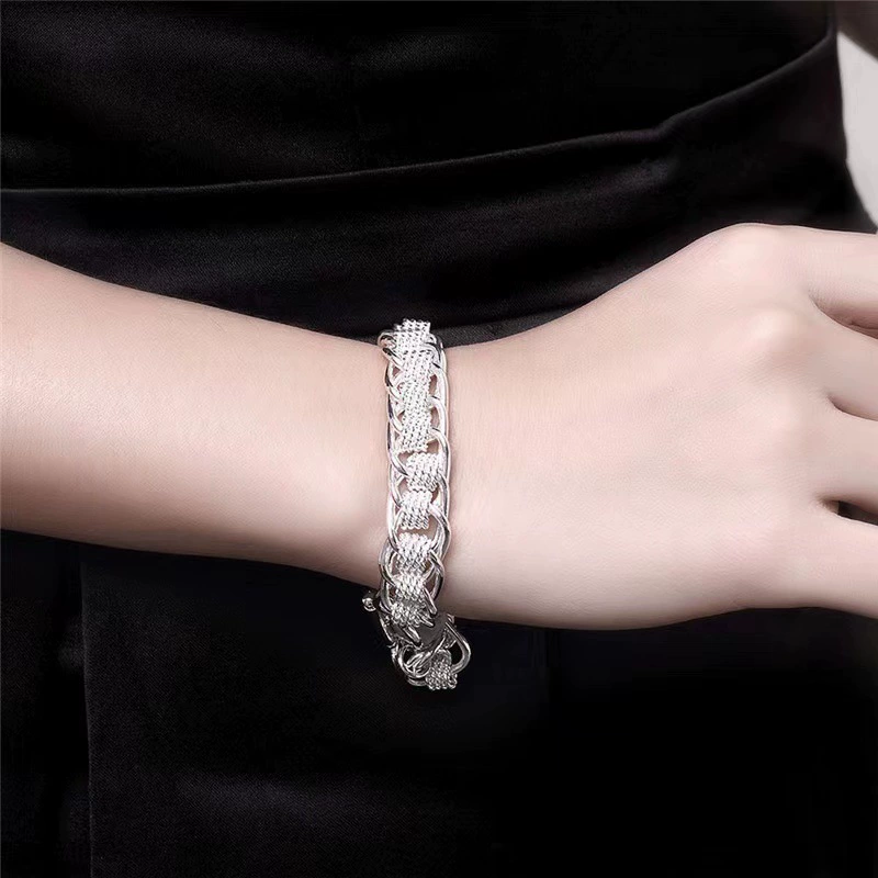 Stainless Steel Braided Tooth Bracelet