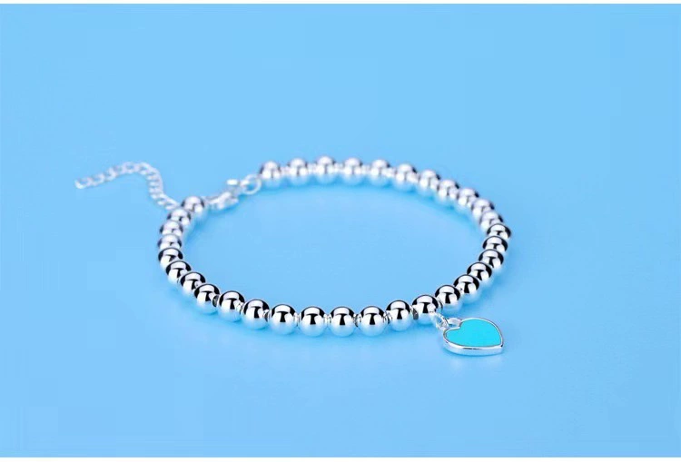 Enamel Heart Beaded Bracelet