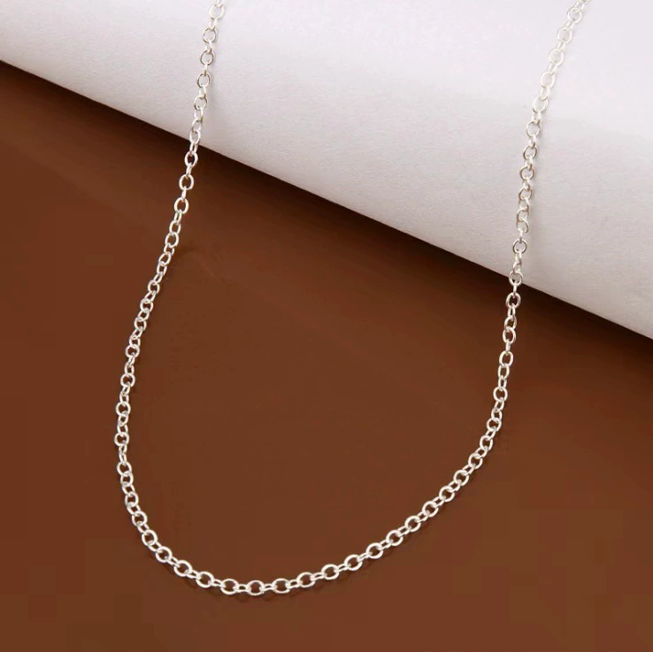 Silver Plated O-Chain Necklace