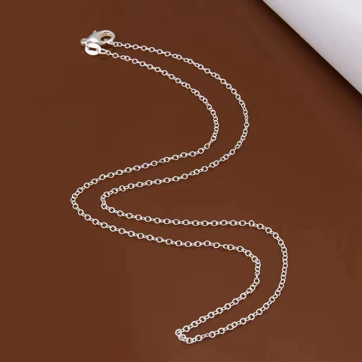 Silver Plated O-Chain Necklace