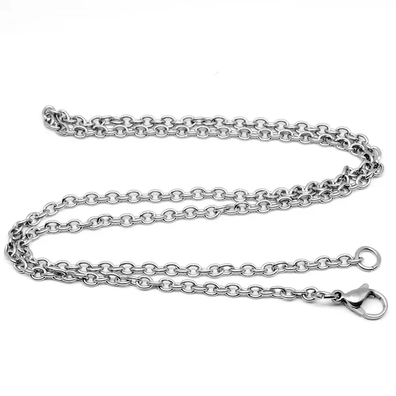 Silver Plated O-Chain Necklace