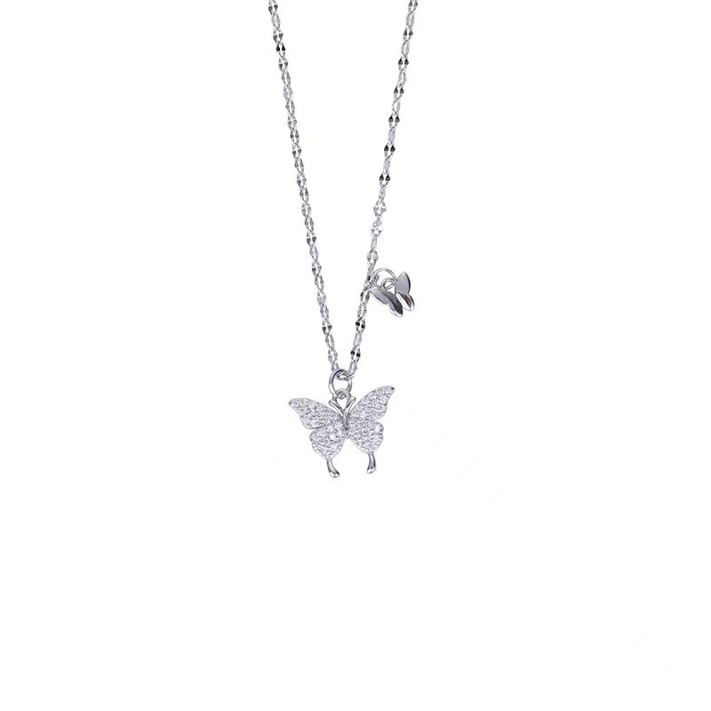 Butterfly Necklace Pearl Choker