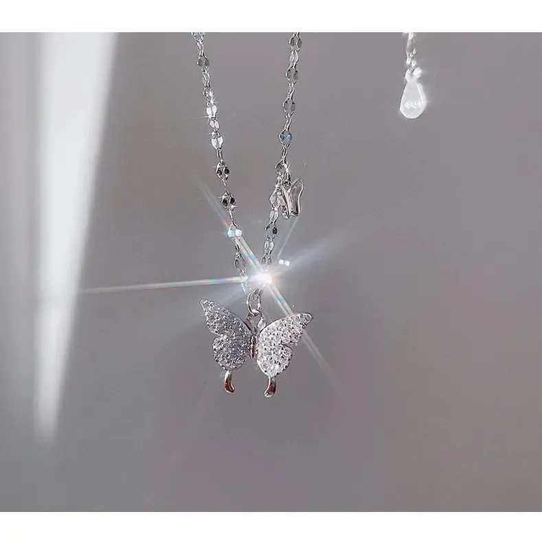 Butterfly Necklace Pearl Choker