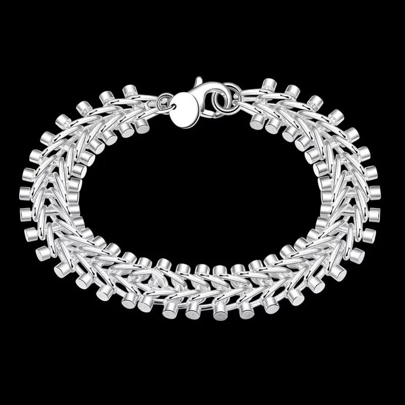 Fishbone Chain Bracelet Unisex