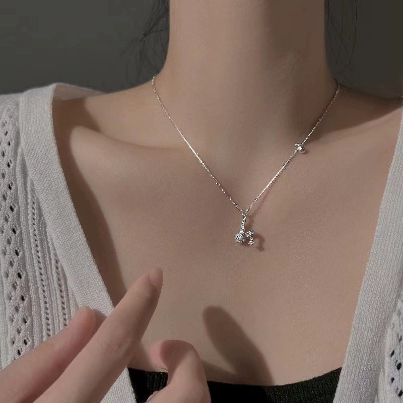 Full Pave Rabbit Necklace Choker