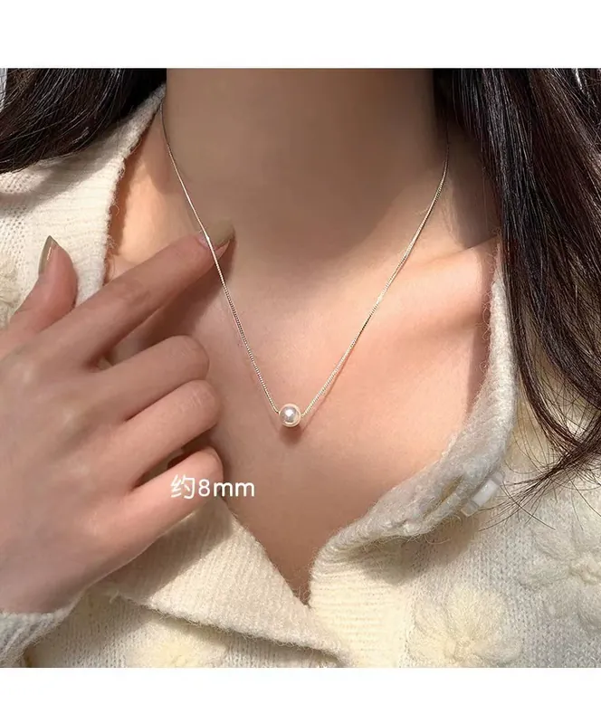 Pearl Necklace Minimalist Choker