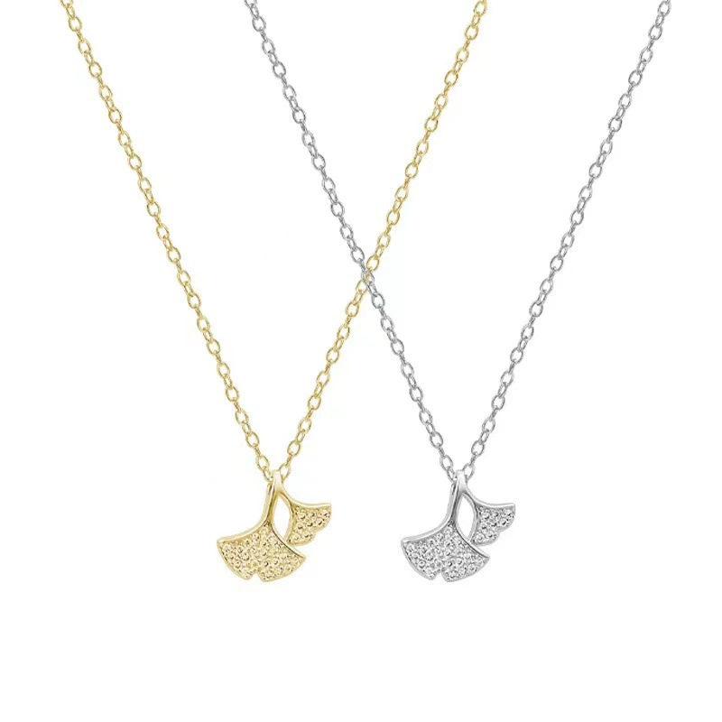 Ginkgo Leaf Necklace Choker