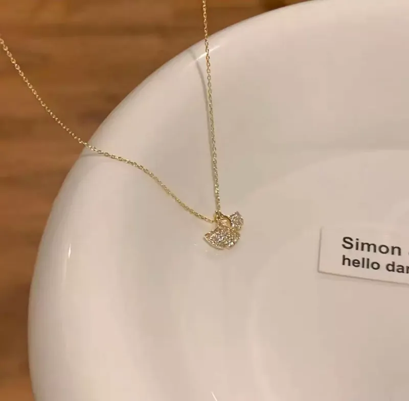 Ginkgoblatt-Halskette Choker