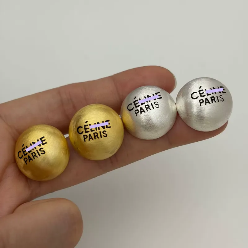 Titanium Steel Ball Stud Earrings