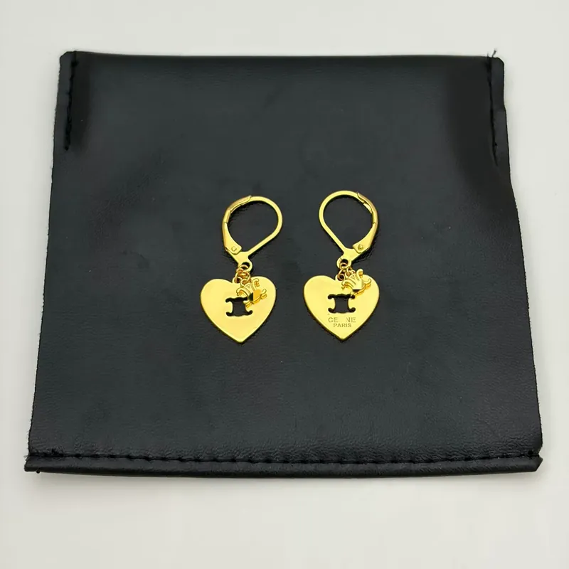 Titanium Steel Heart Cutout Earrings