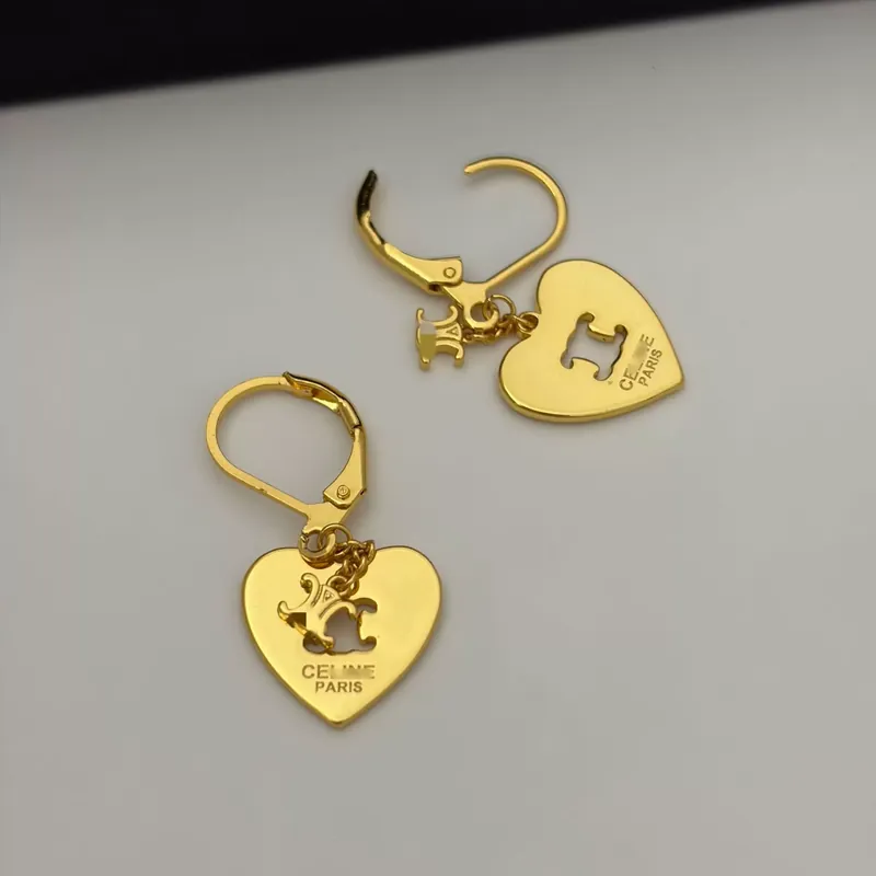 Titanium Steel Heart Cutout Earrings