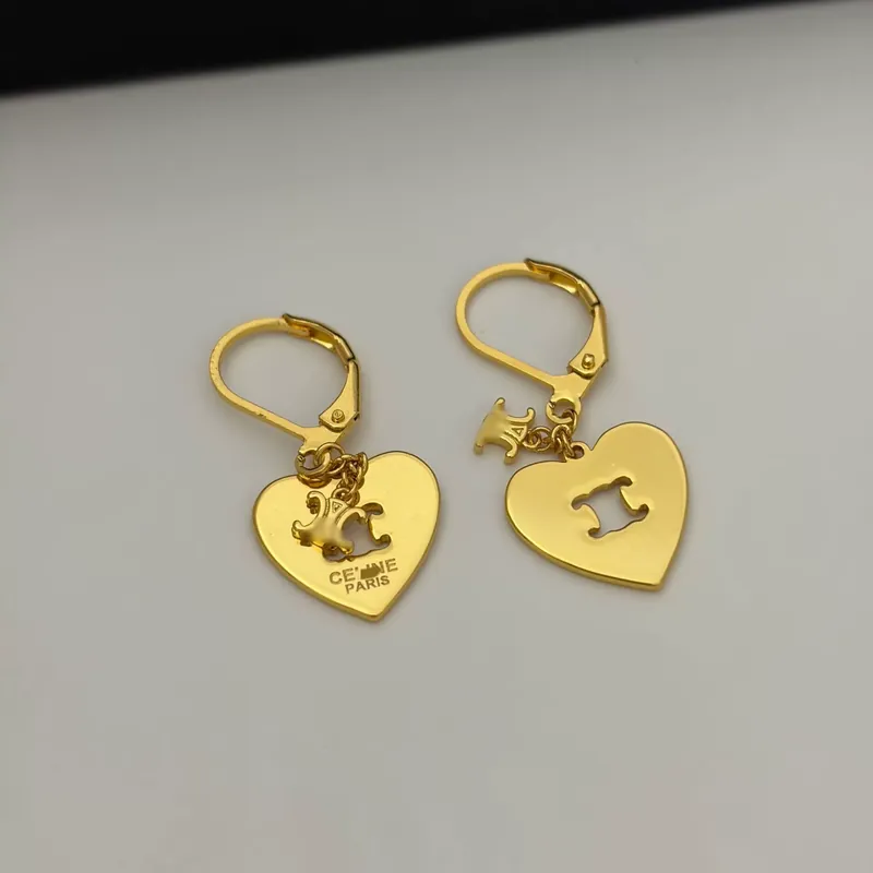Titanium Steel Heart Cutout Earrings
