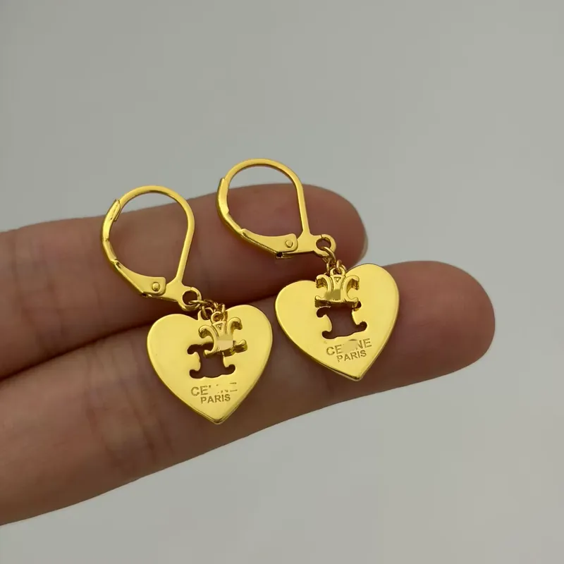 Titanium Steel Heart Cutout Earrings