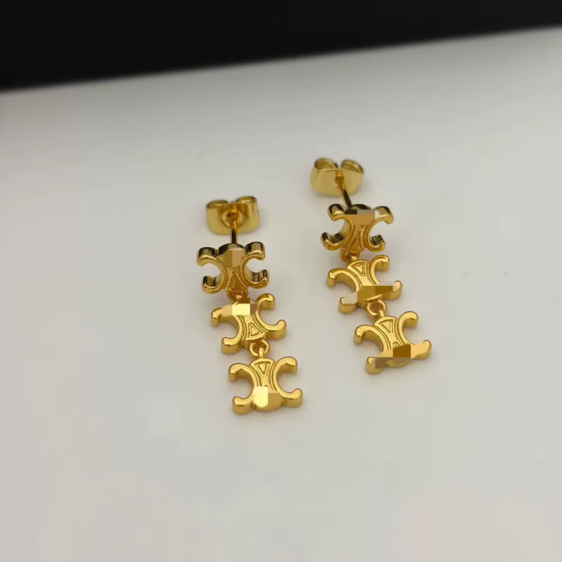 Titanium Steel Chain Drop Earrings