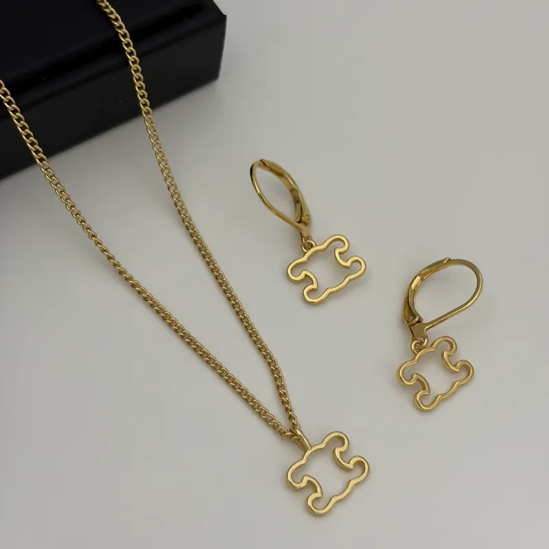 Titanium Steel Cutout Pendant Set