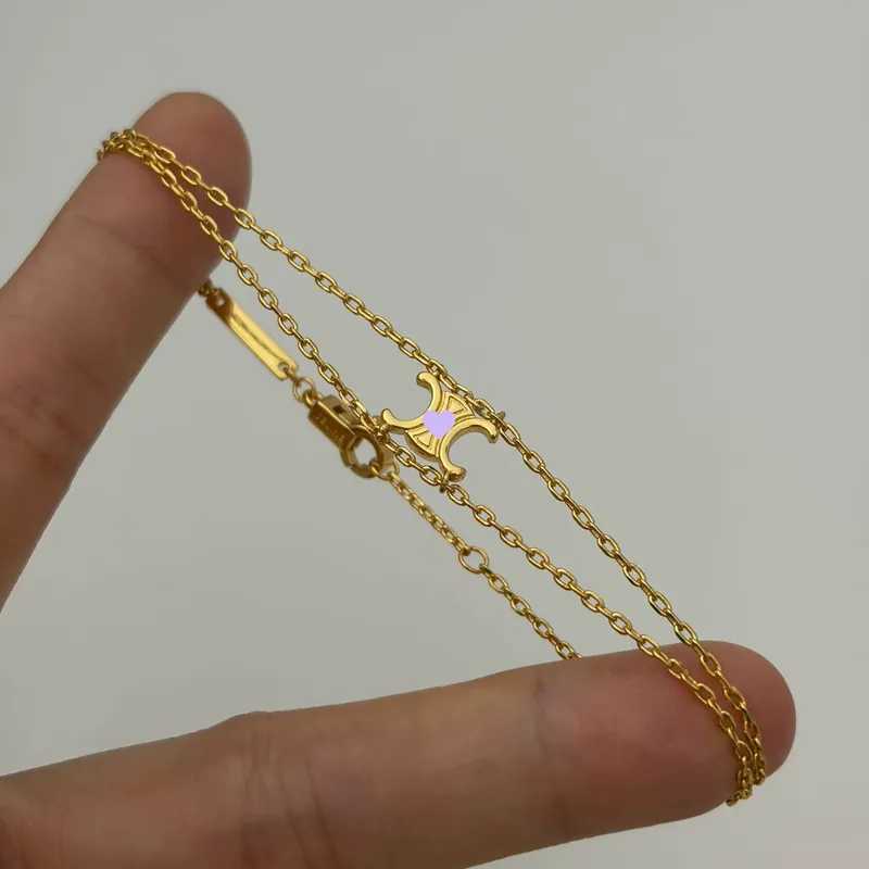 Titanium Steel Layered Chain Necklace