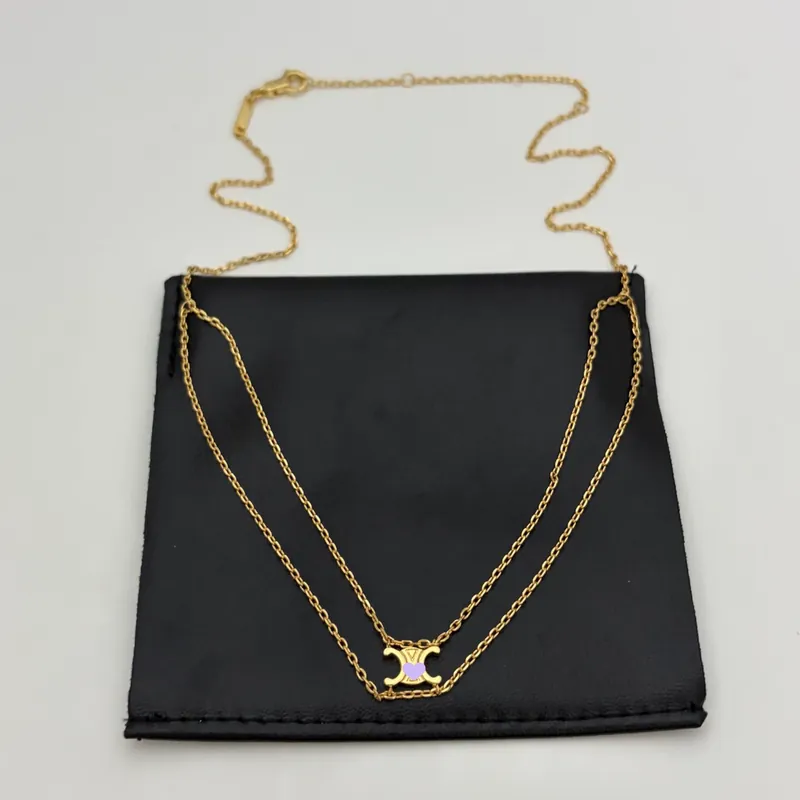 Titanium Steel Layered Chain Necklace