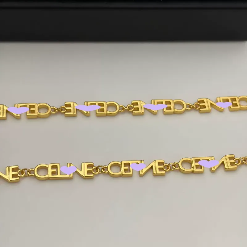 Titanium Steel Logo Chain Necklace