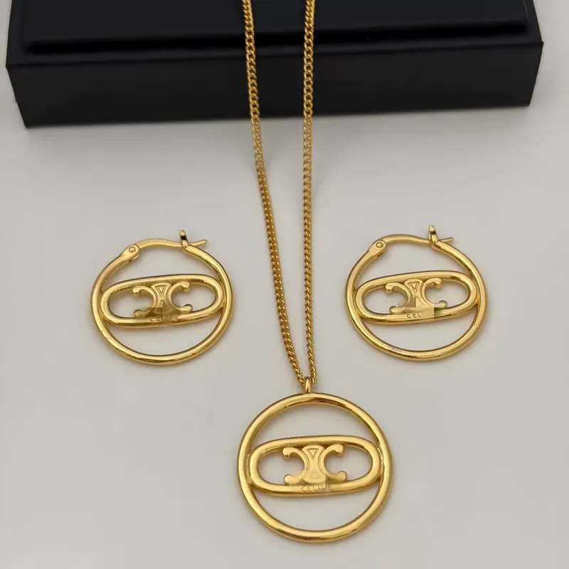 Titanium Steel Circle Pendant Necklace