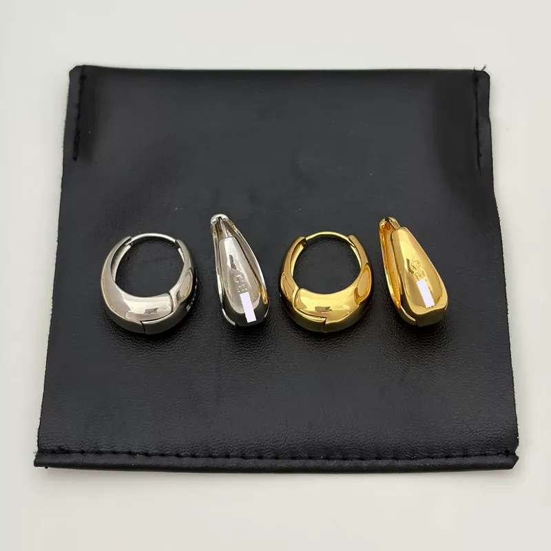 Titanium Steel Letter Earrings