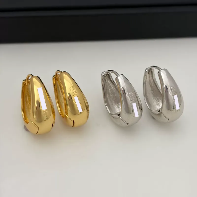 Titanium Steel Letter Earrings