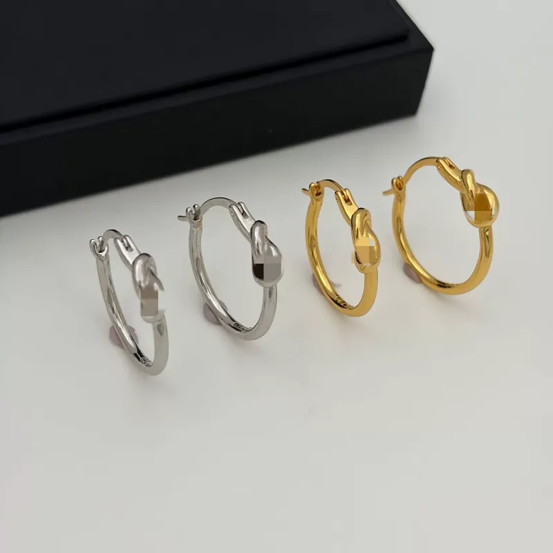 Titanium Steel Knot Earrings