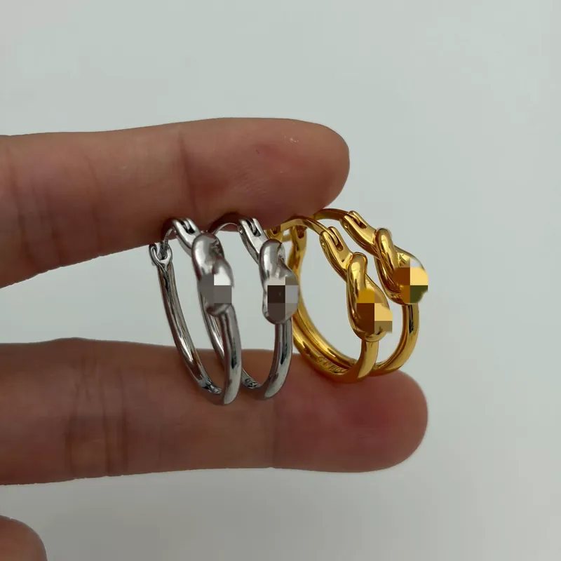 Titanium Steel Knot Earrings