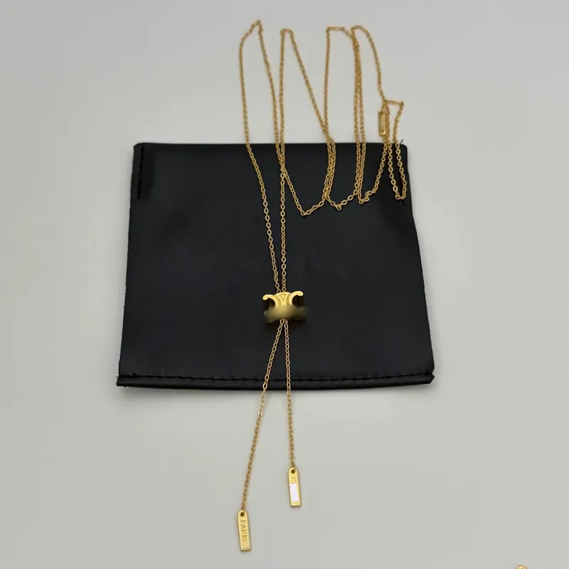Titanium Steel Tassel Necklace