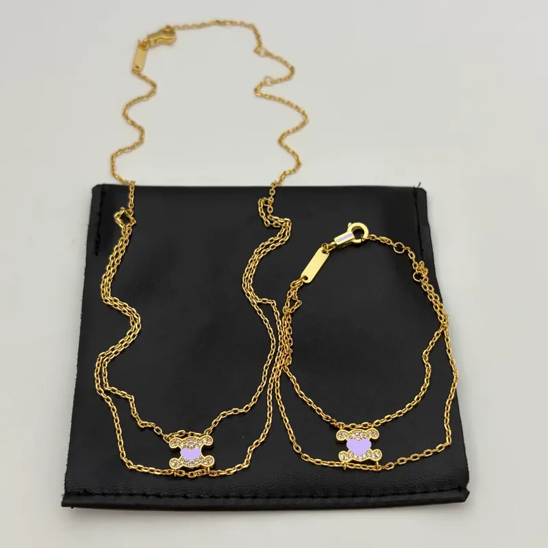 Zircon Layered Chain Necklace