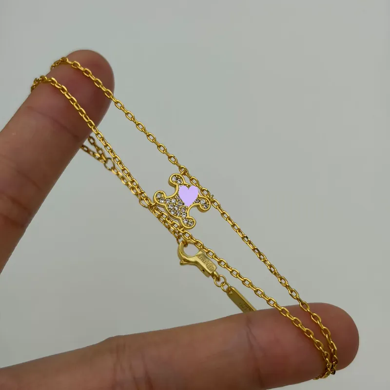 Zircon Layered Chain Necklace
