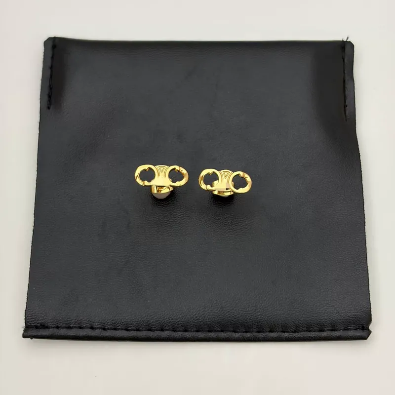 Titanium Steel Cutout Stud Earrings