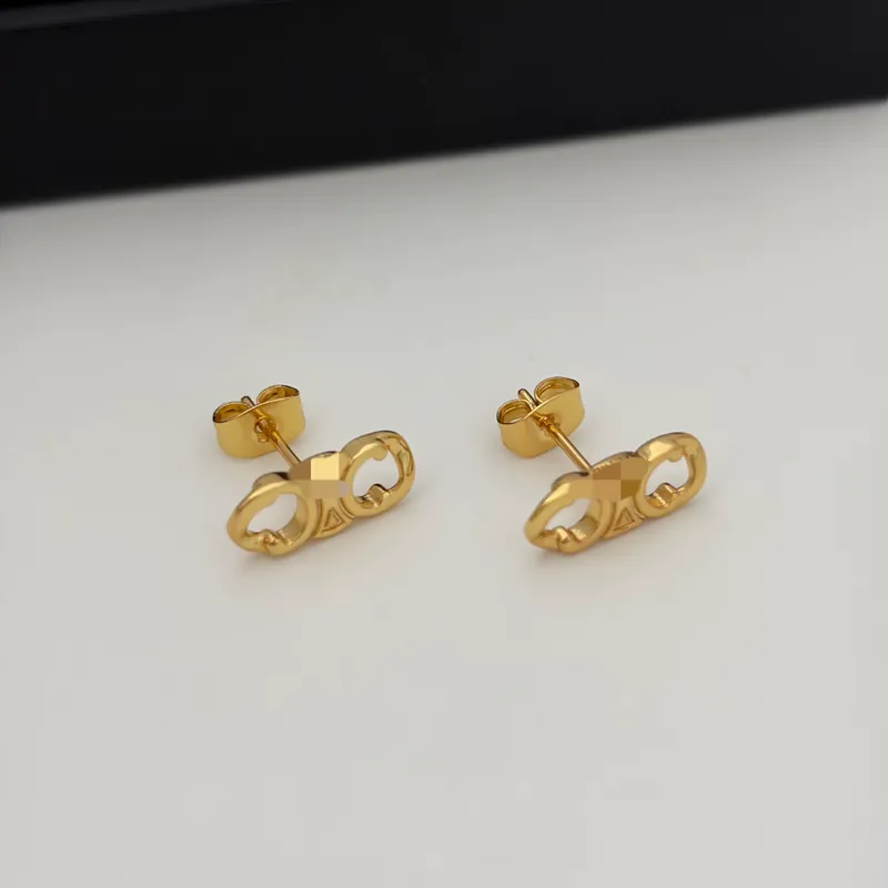 Titanium Steel Cutout Stud Earrings