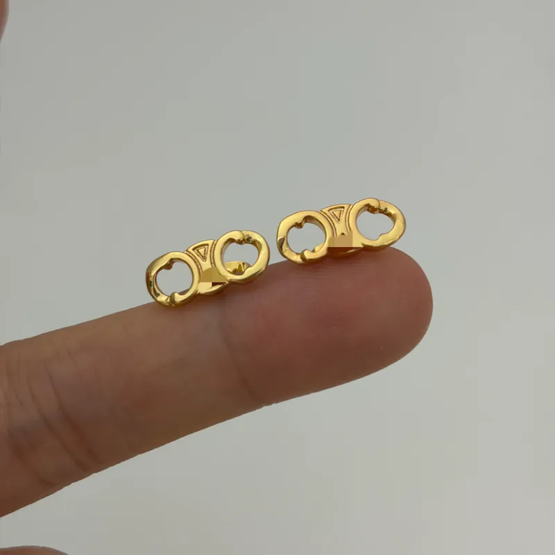 Titanium Steel Cutout Stud Earrings