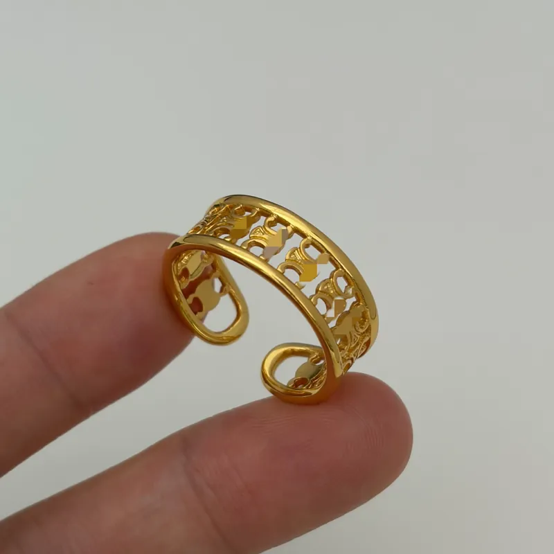 Titanium Steel Cutout Ring