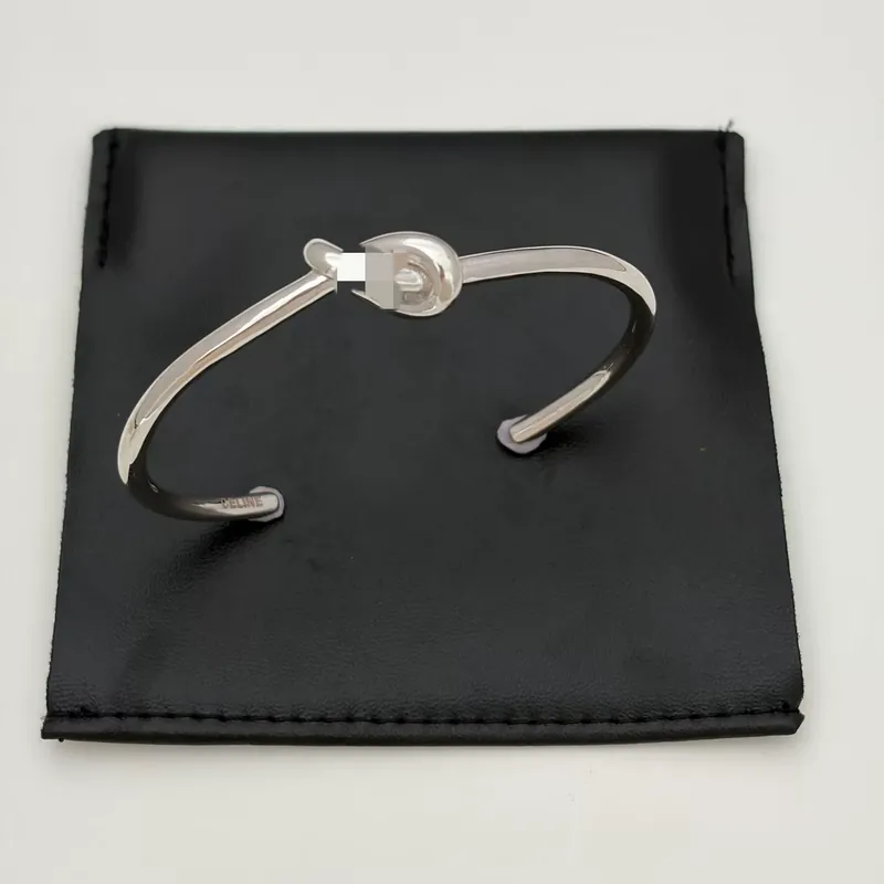 Brass Gold Plated Knot Cuff Bangle Adjustable