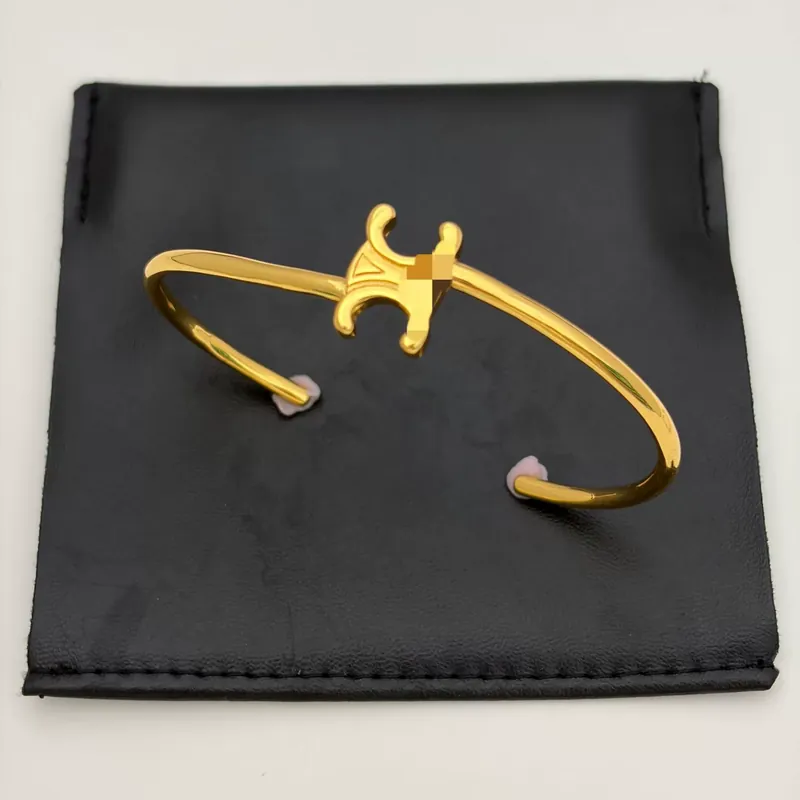 Titanium Steel Arc de Triomphe Asymmetric Open Bangle Minimalist