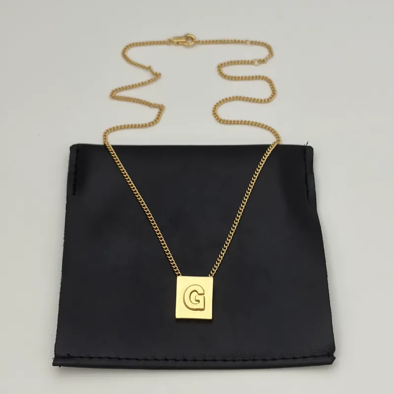 Gold Arc de Triomphe Cube Letter Necklace Choker
