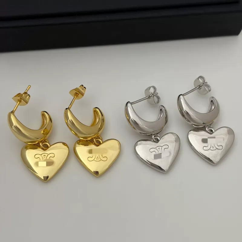 Heart Moon Boat Arc de Triomphe Earrings Vintage Pendant Necklace