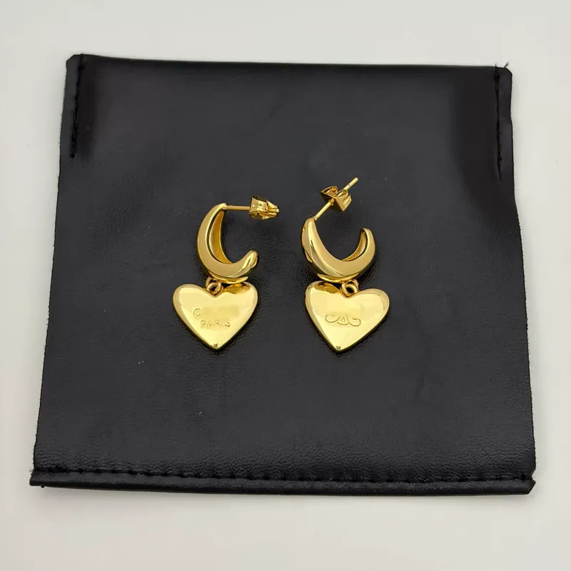Heart Moon Boat Arc de Triomphe Earrings Vintage Pendant Necklace