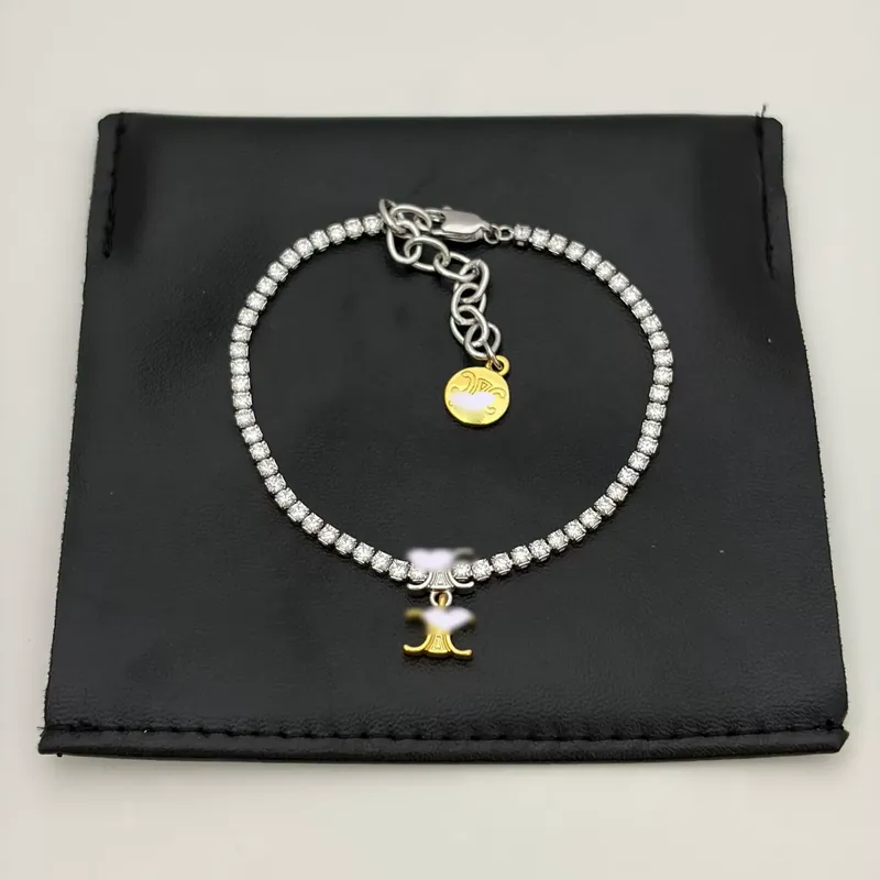 Zirkonia CEL Choker Halskette Leichter Luxus Set Armband