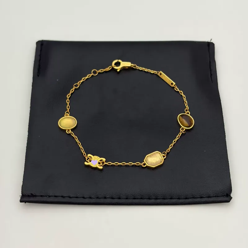 Pink Stone Arc de Triomphe Necklace Tiger Eye Bracelet Natural Stone