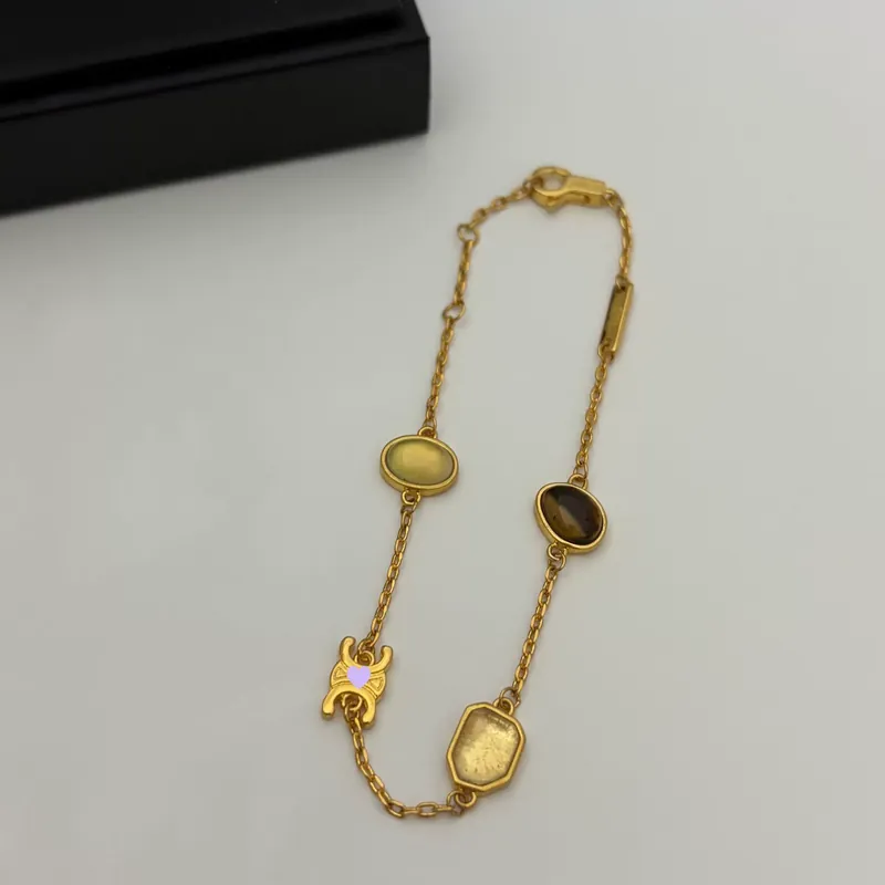 Collier Arc de Triomphe en pierre rose avec bracelet œil de tigre, pierre naturelle