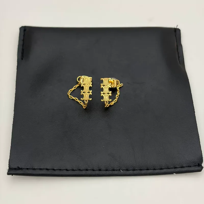 Chain Drop Earrings Minimalist Style
