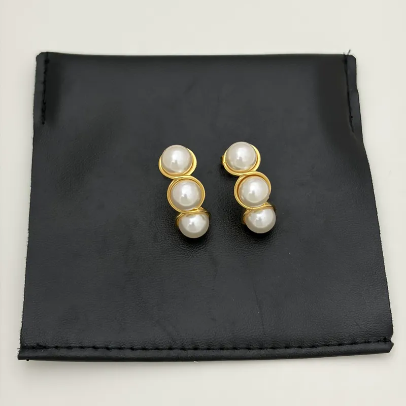Pearl Earrings Pea Pod Design