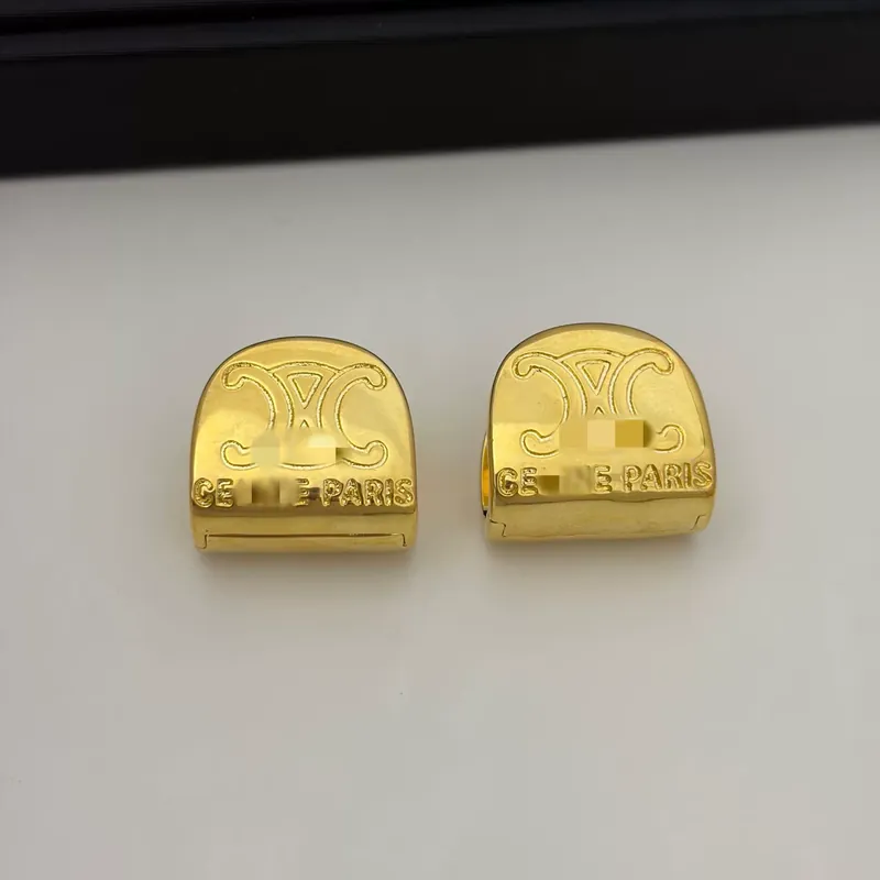 Gold Ear Cuff Metal Texture