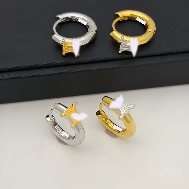 金银耳骨夹几何款