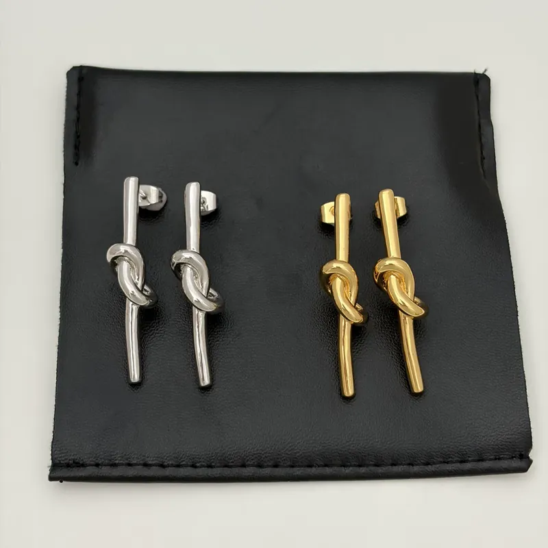 Knot Design Earrings Minimalist