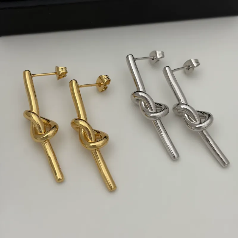 Knot Design Earrings Minimalist